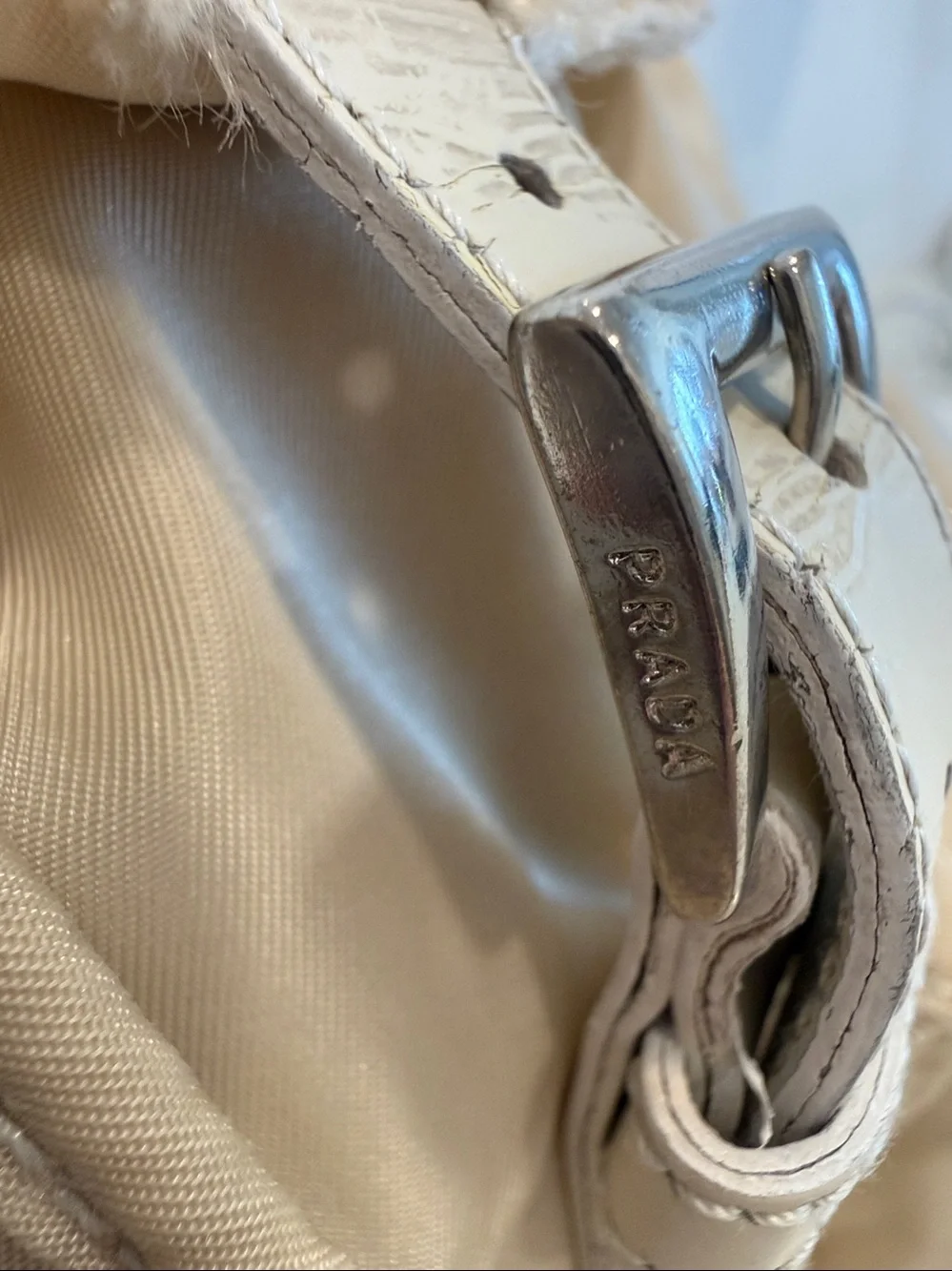 Prada Beige Backpack